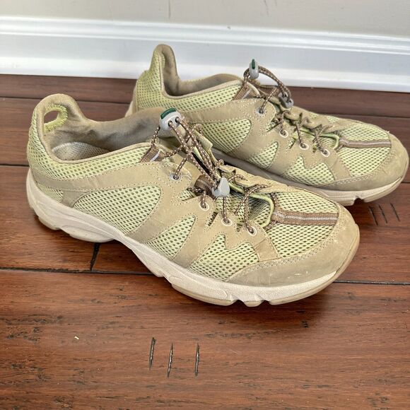 L.L. Bean Athletic Walking Running Shoes 05330 Women's 11M Green Mesh Sneakers - Picture 8 of 13